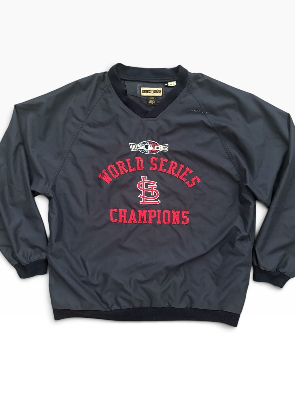 Vintage St. Louis Cardinals 2006 World Series Champions Windbreaker Pullover